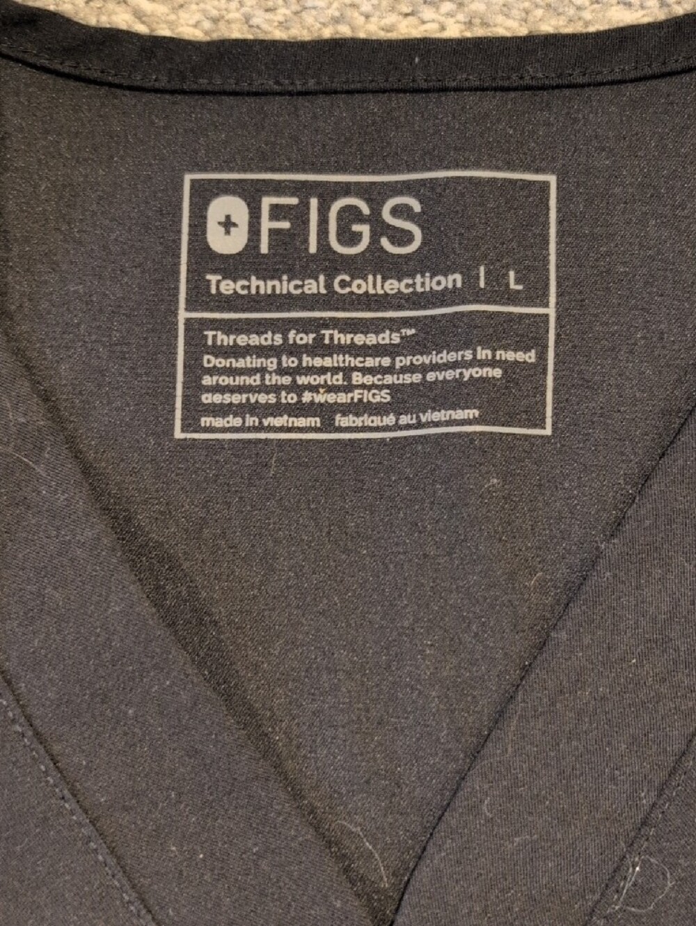 Figs Black Jogger Scrub Set - Picture 5 of 5